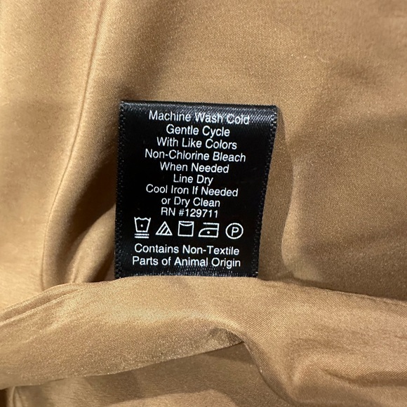 Jenni Kayne Womens XS Dark Khaki Puffer Jacket Feather Down Removable Hood - Picture 11 of 12